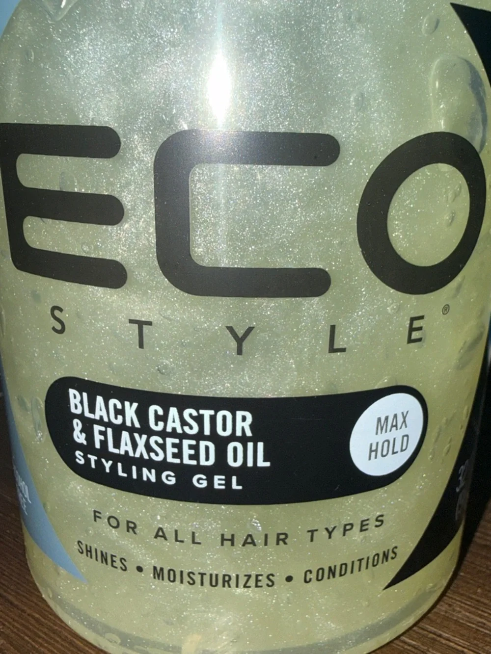 ECO Style Black Castor & Flaxseed Oil Styling Gel - 32 oz